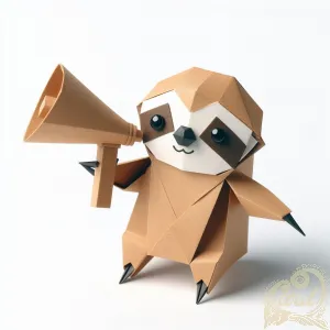 Brown Sloth Papercraft