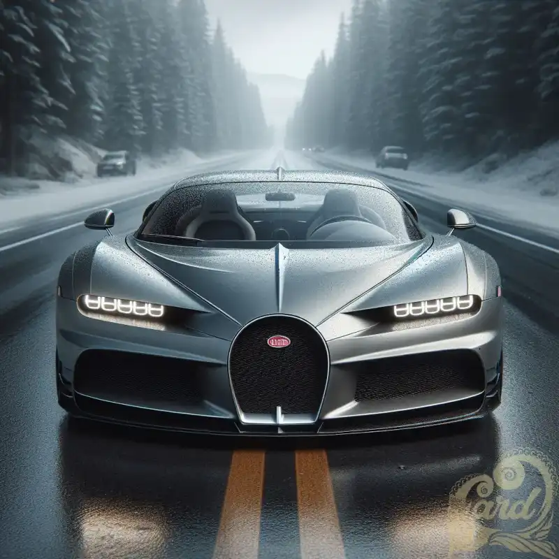 Bugatti in rainny
