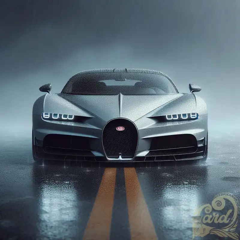 Bugatti in rainny