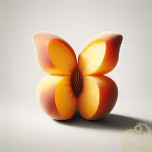 Butterfly-Cutout Succulent Peach