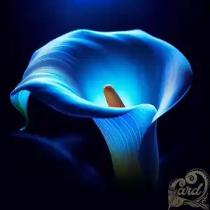 Calla lily glow in the dark