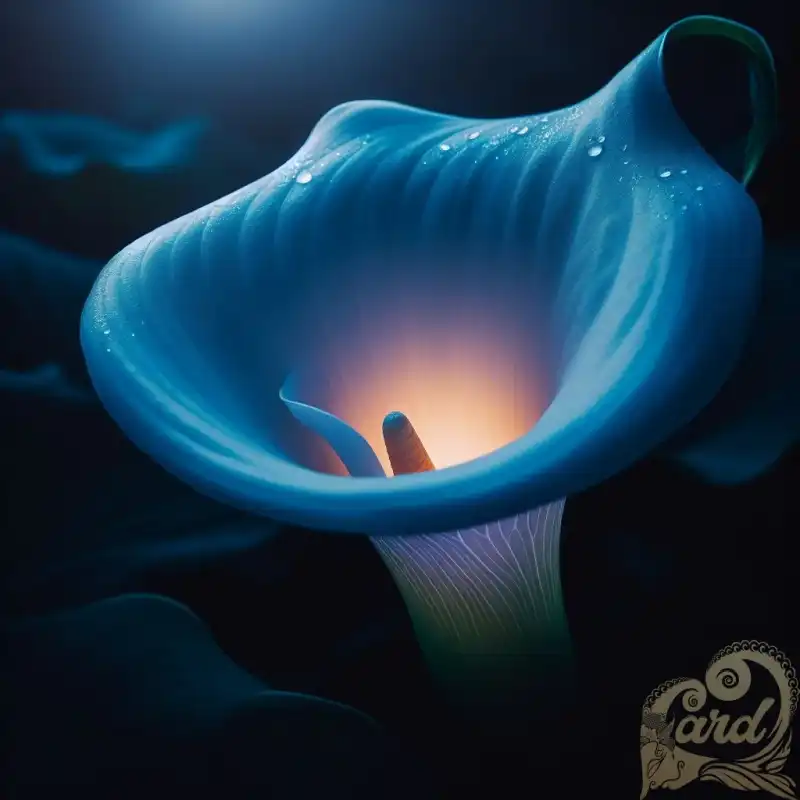 Calla lily glow in the dark