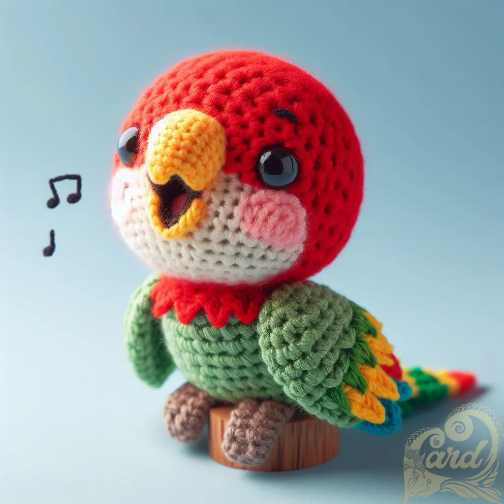 Carol the Crochet Parrot