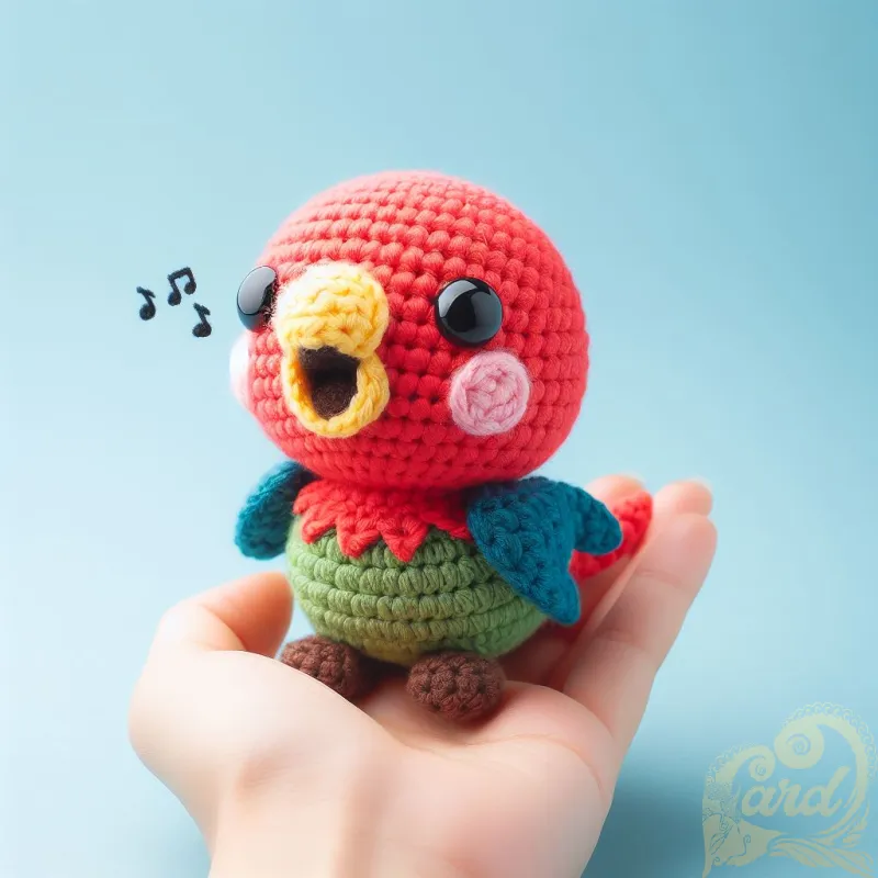 Carol the Crochet Parrot