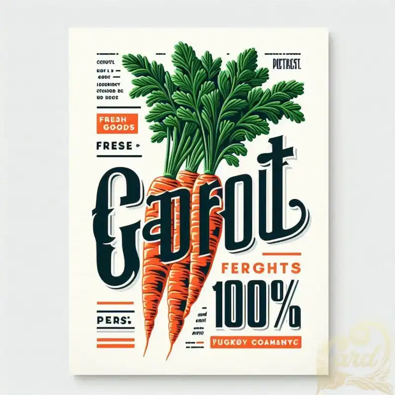 Carrot Fresh Poster
