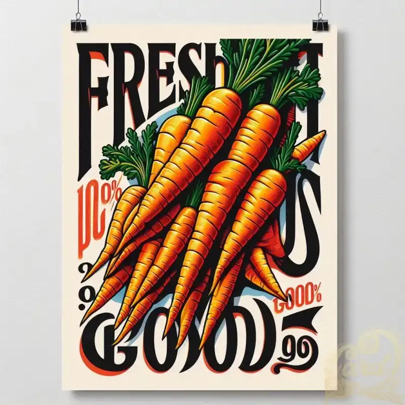 Carrot Fresh Poster