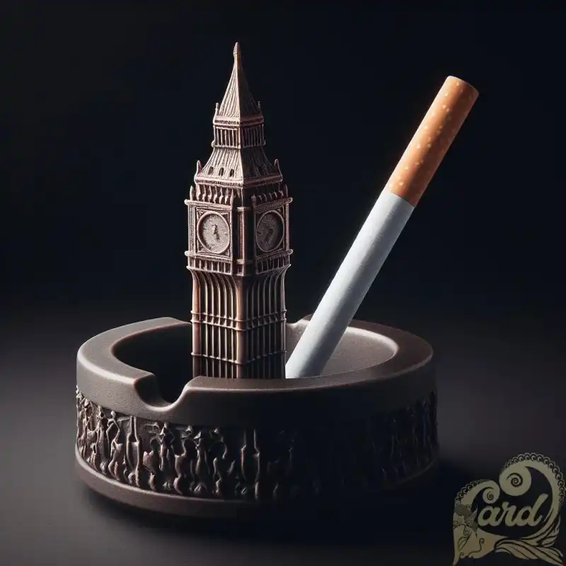 Cigarette ashtray big ben