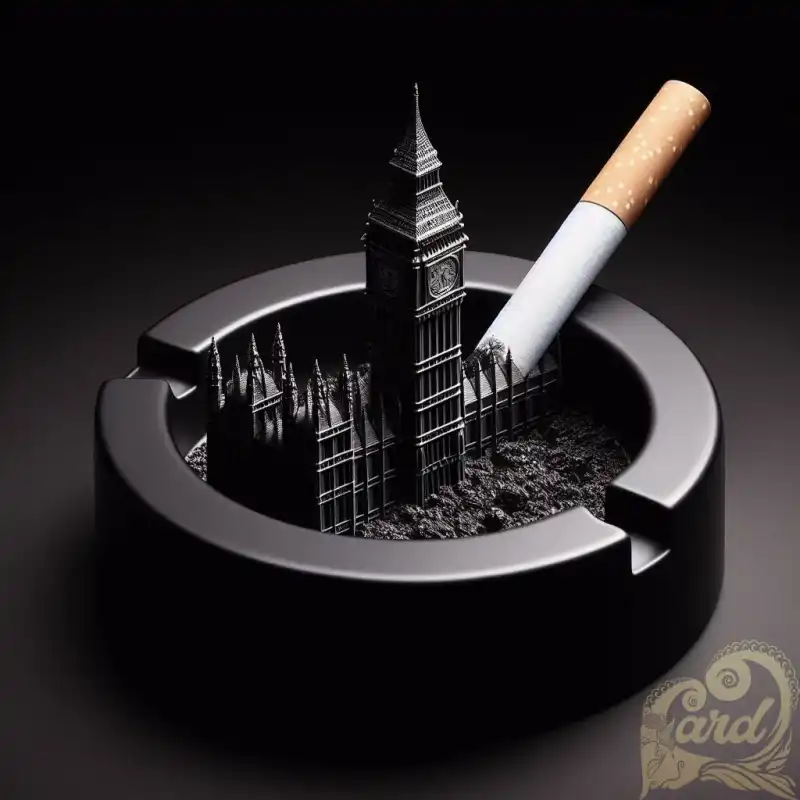 Cigarette ashtray big ben