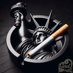 Cigarette ashtray Liberty