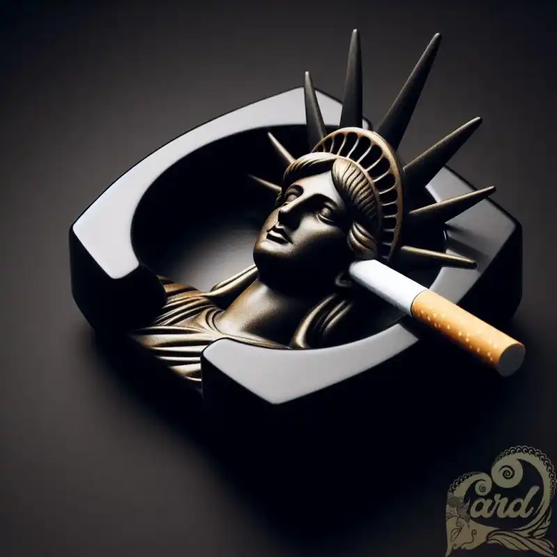 Cigarette ashtray Liberty