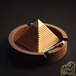 Cigarette ashtray Pyramids