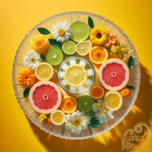 Citrus Bloom Clock