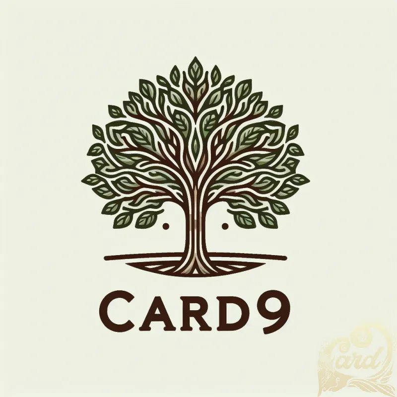 classic green brown tree logo