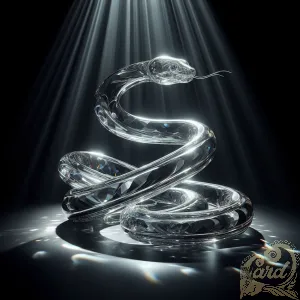 Coiled Crystal Snake