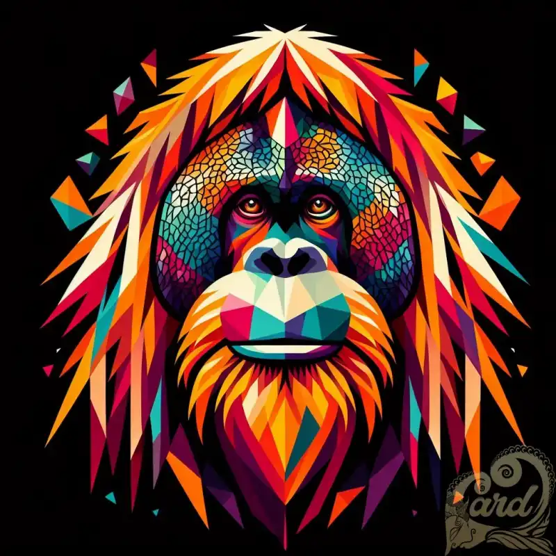 Colorful Orangutan