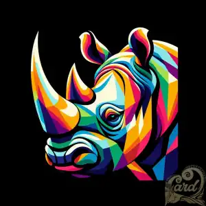 Colorful Rhinoceros