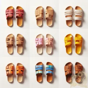 Colorful Spectrum of Wooden Sandals