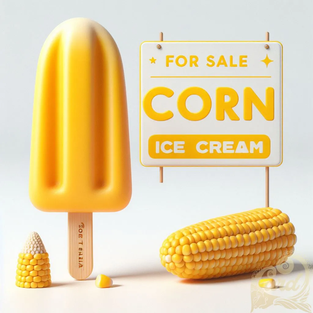 Corn ice cream