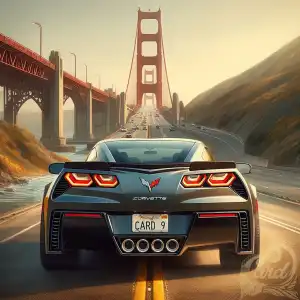 Corvette at Golden Gate