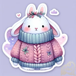 Cozy Bunny Illustration