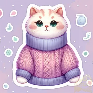 Cozy Kitten Winter Sweater