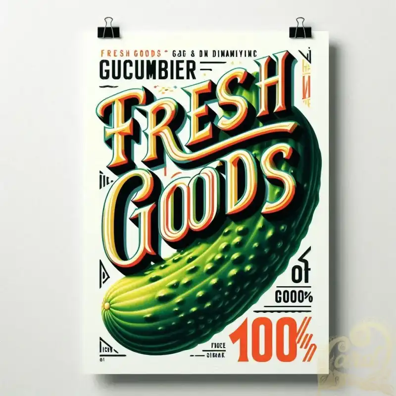 Cucumber Fresh Poster