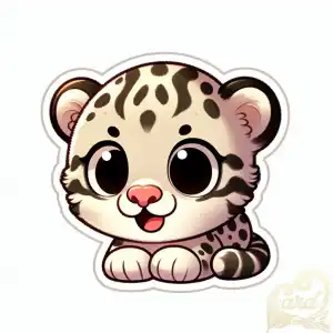 cute Clouded leopard