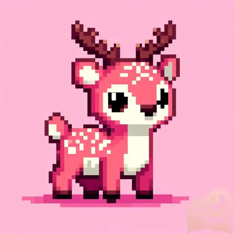 Cute Deer on Pixel