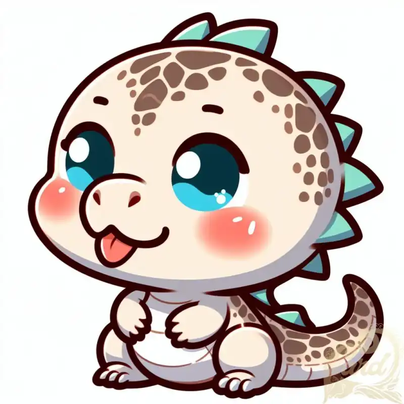 cute Komodo dragon