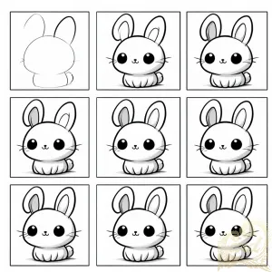 Cute Rabbit Drawing Guide