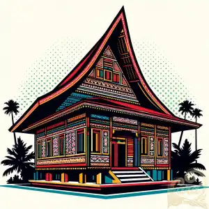 Dayak traditional house