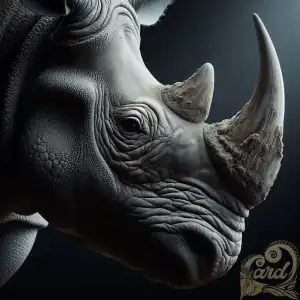 Detailed One-Horned Rhinoceros