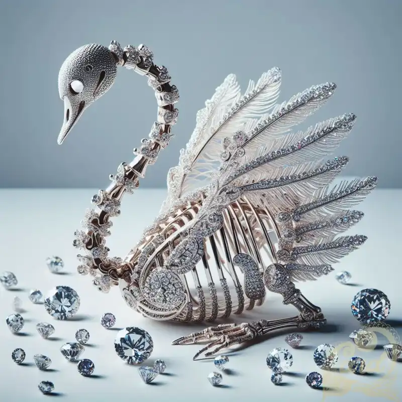 diamond goose bone skeleton