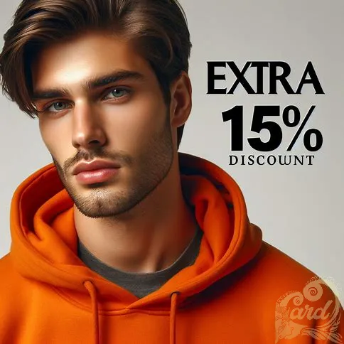 Discount orange hoodie