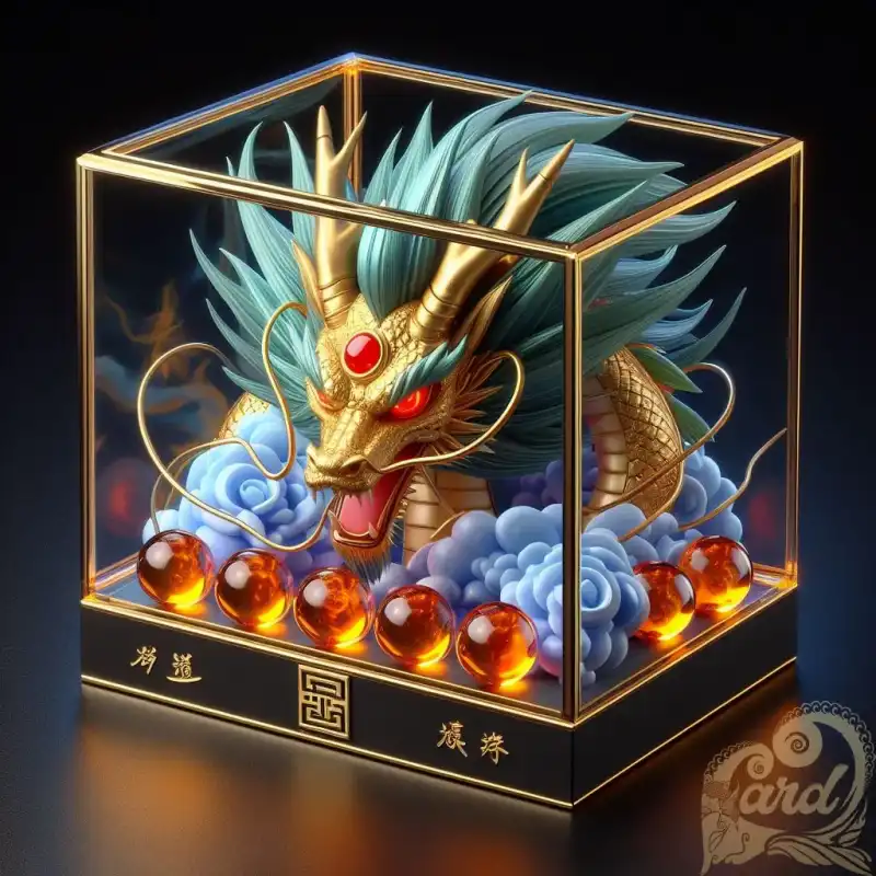 Dragon Acrylic Box blue