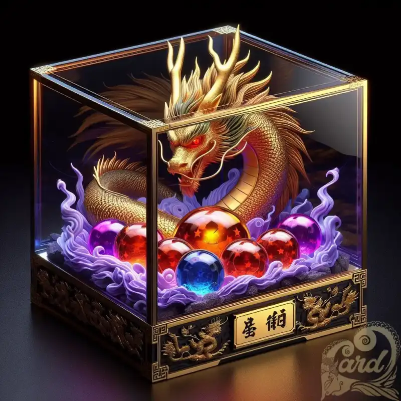 Dragon Acrylic Box purple
