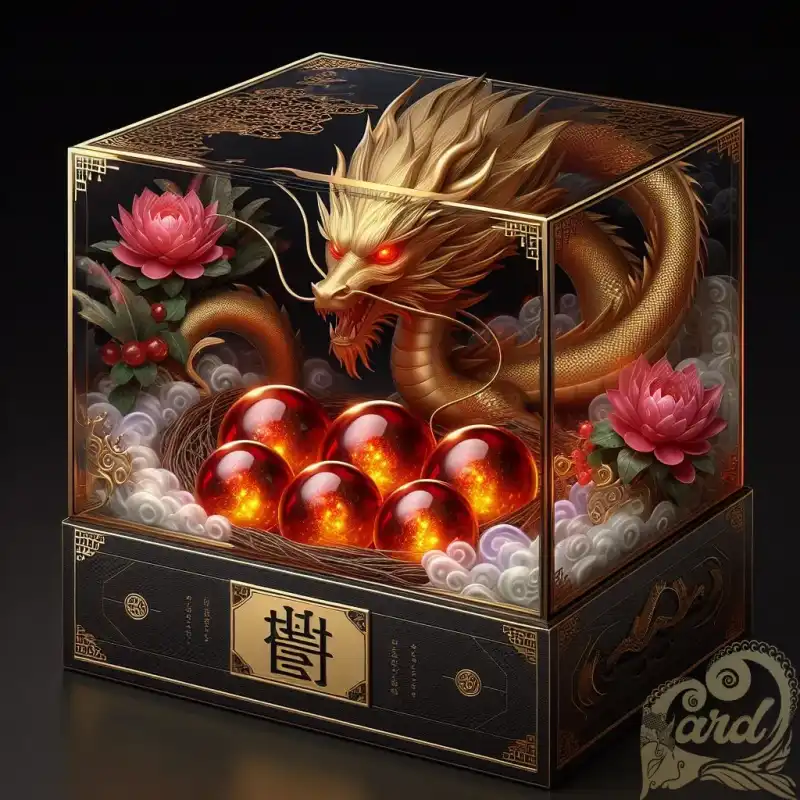 Dragon Acrylic Box red