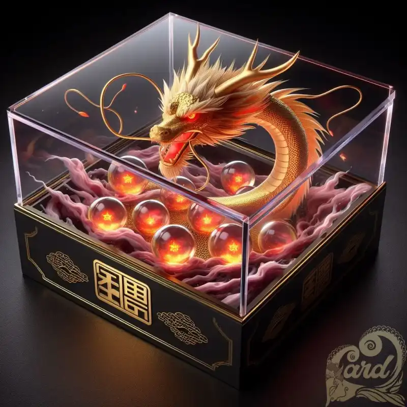 Dragon Acrylic Box red