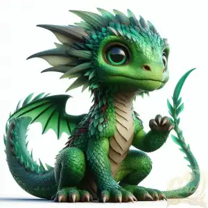 dragon child realistic