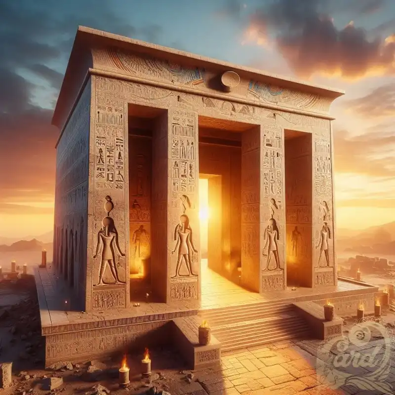 Egyptian Temple Sunrise