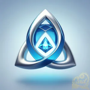 Elegant Sapphire Emblem