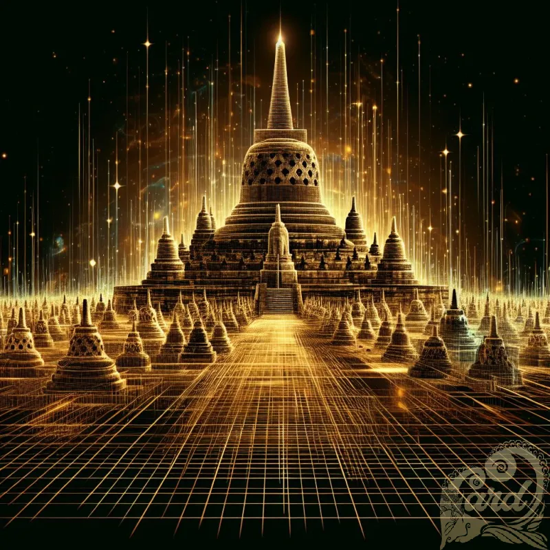 Ethereal Gold Temple