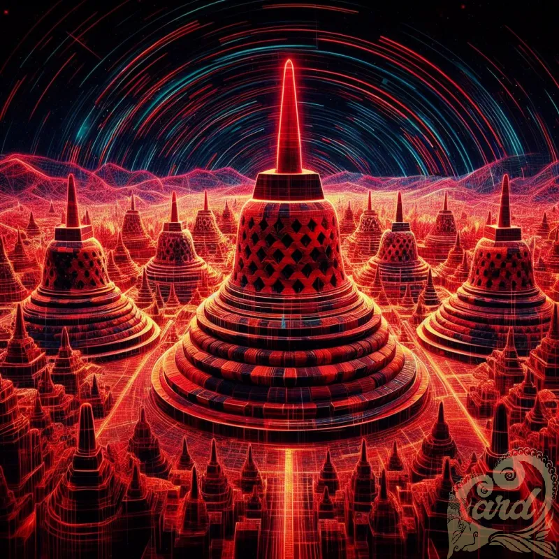 Ethereal Red Temple