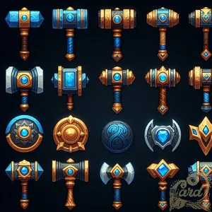 Fantasy Hammer Icons