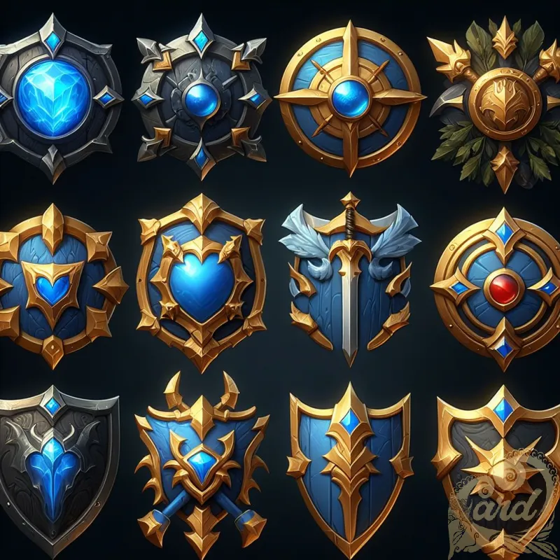 Fantasy Shield Icons