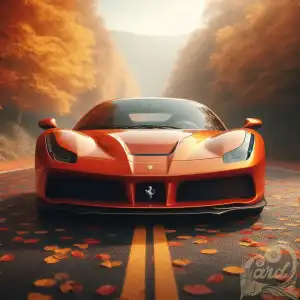 Ferrari in autumn