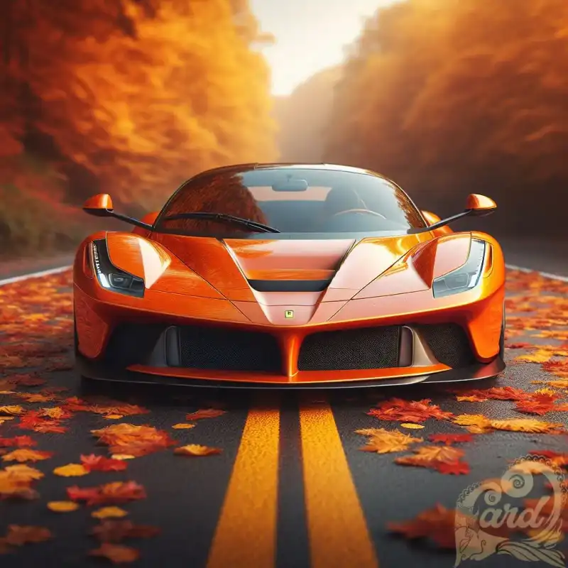 Ferrari in autumn