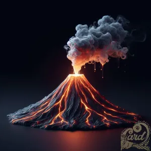 Fiery Volcanic Majesty