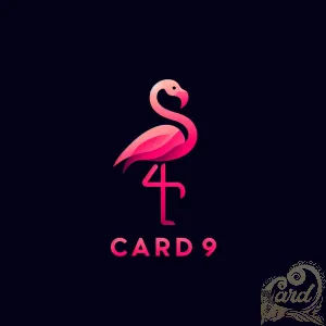 Flamingo Nine Card Emblem