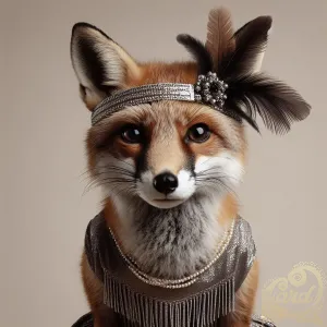 Fox in Flapper Dress